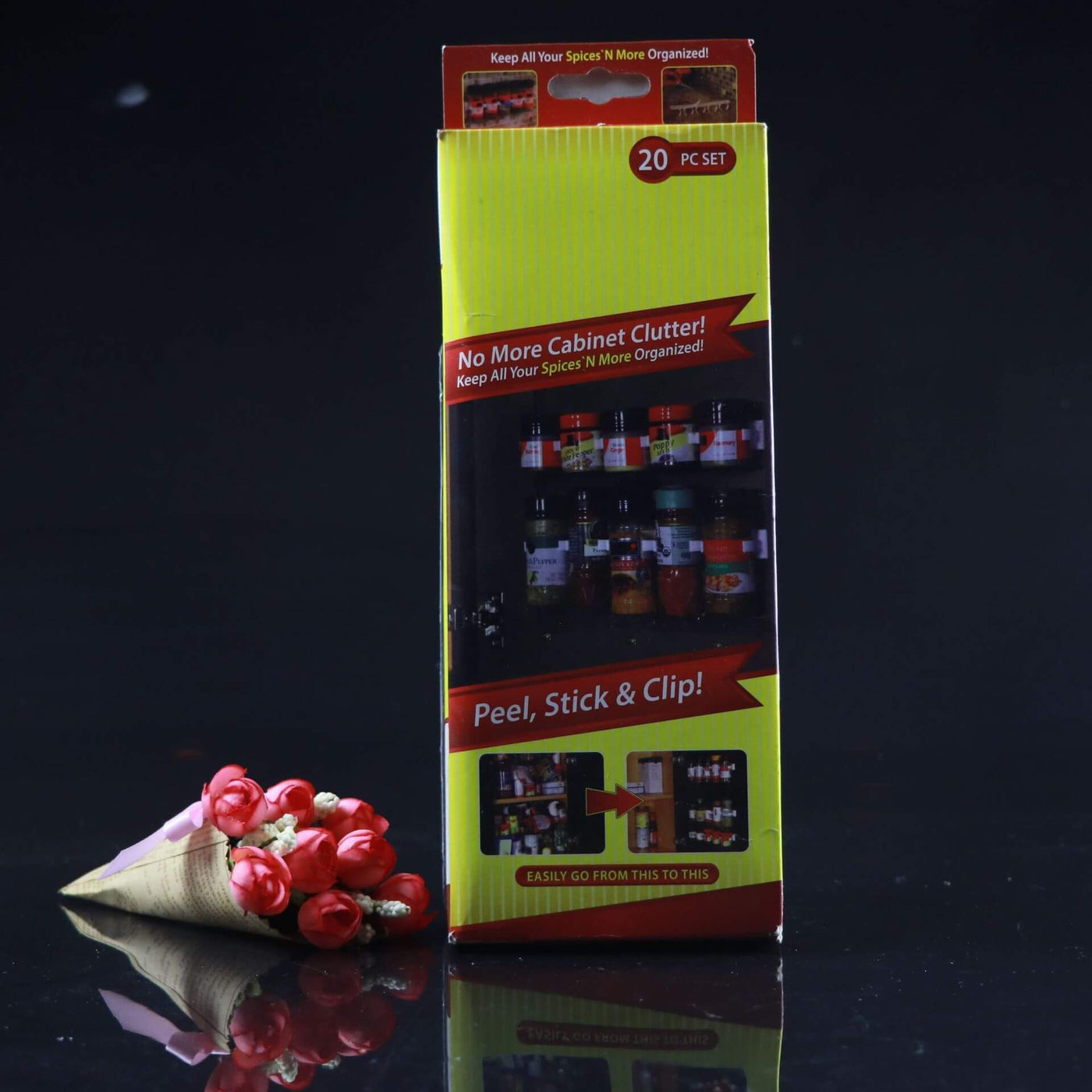 Storage rack spice bottle rack kitchen supplies plastic rack