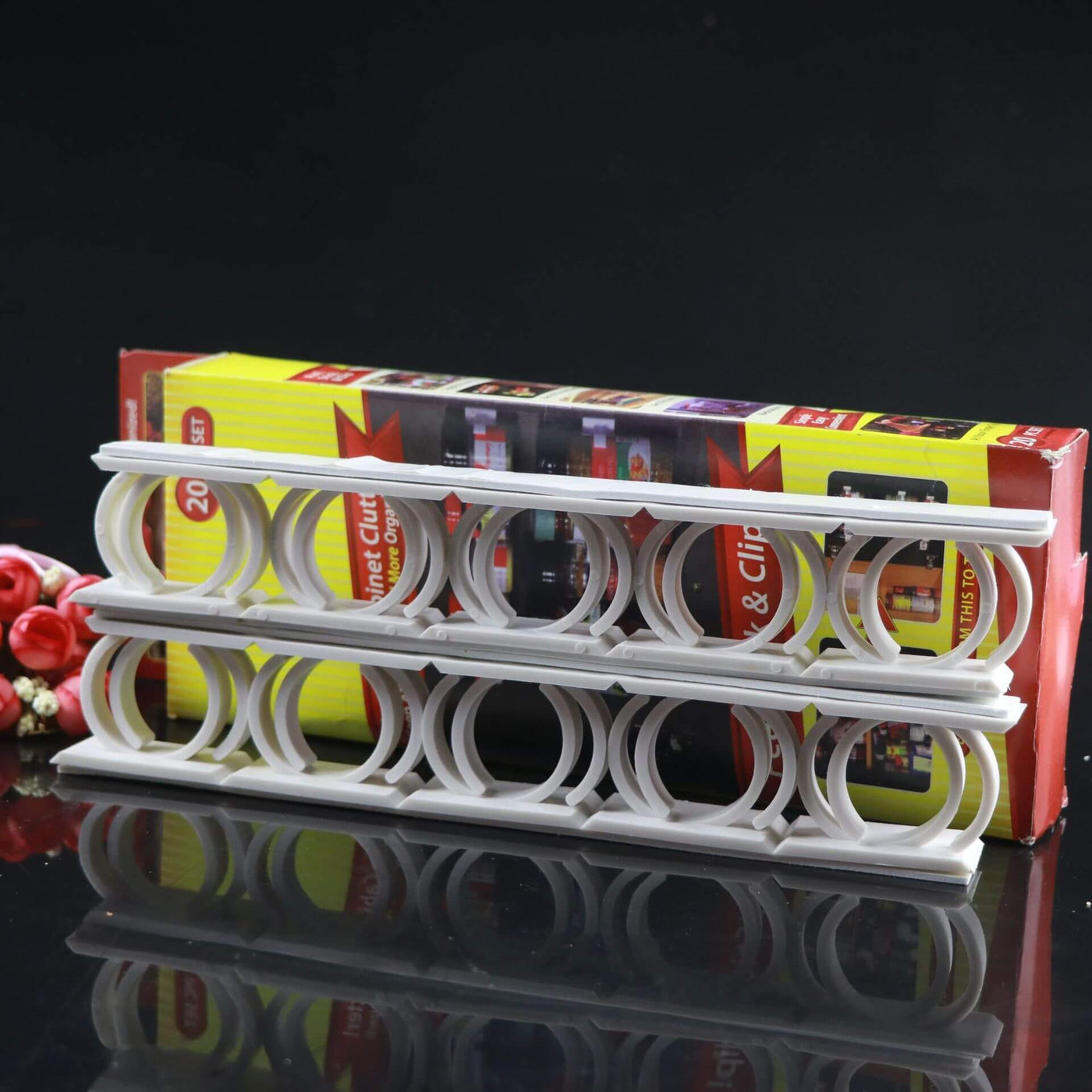 Storage rack spice bottle rack kitchen supplies plastic rack