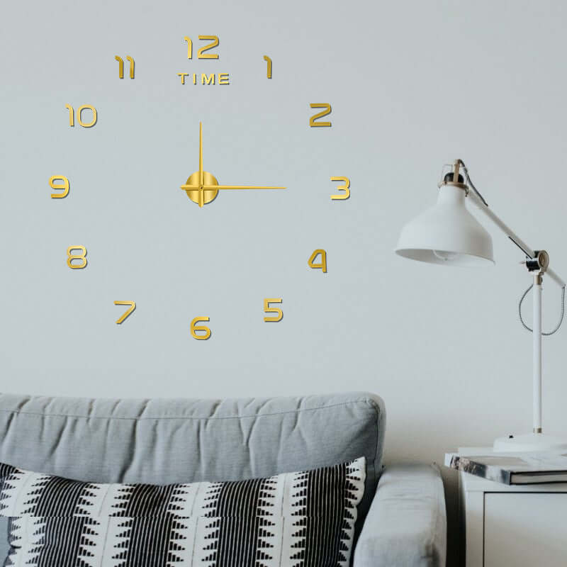 Acrylic Digital Decorative Wall Stickers Clocks