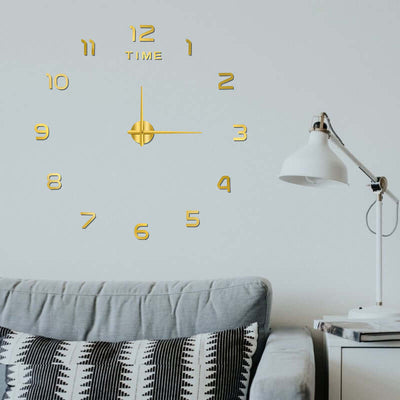 Acrylic Digital Decorative Wall Stickers Clocks