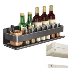 Stainless Steel No-Drill Wall-Mounted Multi-Functional Kitchen Storage Rack – Spice and Home Goods Organizer