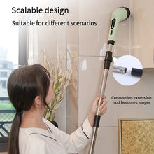 9-in-1 Electric Cleaning Brush and Spin Scrubber – Versatile Cleaning Tools for Kitchen and Bathroom