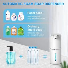 Automatic Touchless Foaming Soap Dispenser – 380ml USB Rechargeable with 4-Level Adjustable Foam Settings