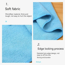 4-Pack Thickened Microfiber Cleaning Towels – Reusable Multi-Purpose Cloths for Kitchen and Home in 4 Colors