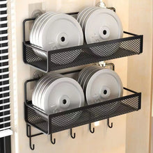 Portable Wall-Mounted Storage Rack – No-Drill Organizer for Bathroom, Onion, Garlic, and Seasoning Storage Basket