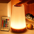 13-Color RGB Touch-Control Night Light – Dimmable Portable Table Lamp with Remote Control for Bedside & Home Use