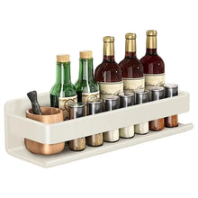 Stainless Steel No-Drill Wall-Mounted Multi-Functional Kitchen Storage Rack – Spice and Home Goods Organizer