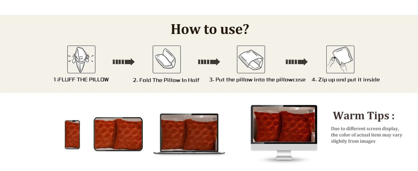 45x45cm cases add cozy charm