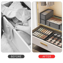 Underwear and Sock Drawer Organizer – Versatile Clothing Storage Box for Bras, Ties, Pants, and Socks